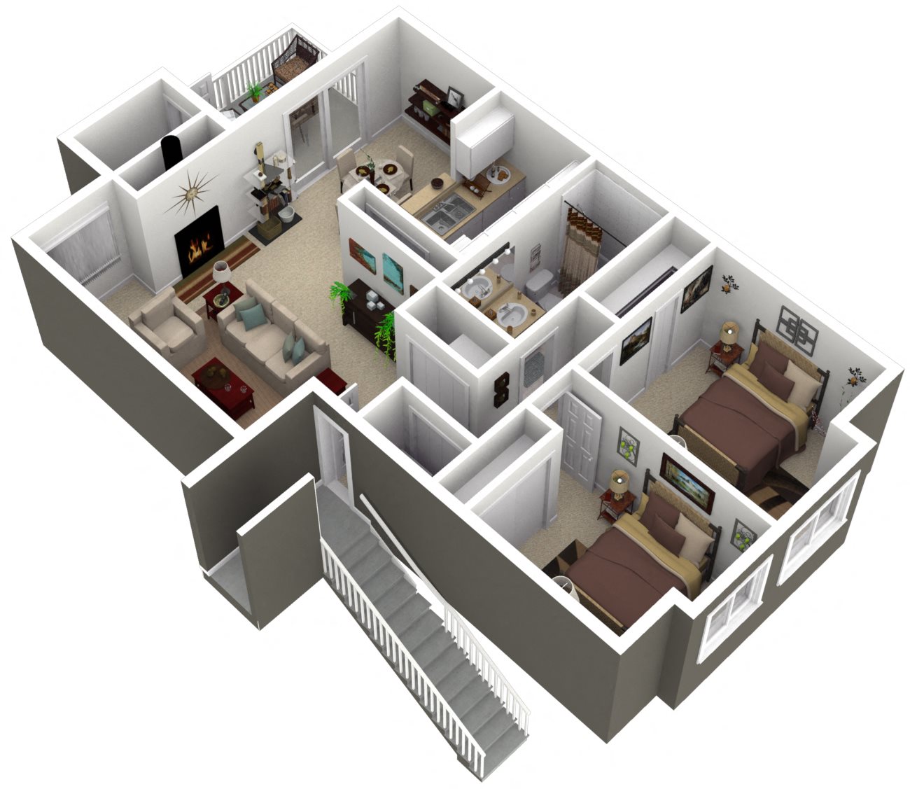 Ridgegate Apartments_Kent WA_Floor Plan_The Maple_One Bedroom One Bathroom Ridgegate Apartments_Kent WA_Floor Plan_The Maple_One Bedroom One Bathroom
